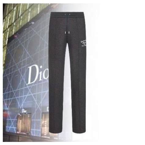 dior black sweatpants|christian dior sweatpants.